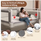 Full Size Bed Rail 3 Pc For Toddlers And Kids Safety Rails