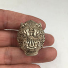 Chinese Old Antique Tibetan Silver Handmade Luck Tiger 19mm Ring Collection To