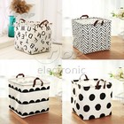 Foldable Storage Folding Box Fabric Cube Room Basket Organizer Case Tidy Bin