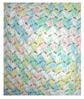 Handcrafted Crochet Afghan 48x42 Soft Baby Blanket Multicolor
