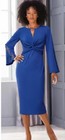 Size Xl Ashro Red Formal Church Party Knotted Waist Lace Bell Sleeve Dress