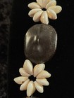 Genuine Hawaiian Seashell And Kukui Nut Lei    d153 
