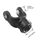 Pto Tractor End Yoke 4 Series 1-3 8  6 Spline With Quick Disconnect Push Button