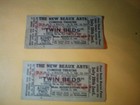 Four Original Vintage Full Theatre Tickets Los Angeles New Beaux Theatre Tickets