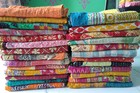 5 Pcs Vintage Kantha Quilt Handmade Throw Reversible Blanket Bedspread Cotton