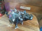Vintage 1995 Clay Dragon Oil Lamp Burner- Hand Made In Germany