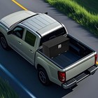 Underbody Aluminum Truck Tool Box 24-60 X 12-18 In Trailer Rv Tool Storage Black