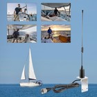 Long Range Vhf Marine Radio Antenna 156-163mhz Antenna Pl259 Connector With 16 5