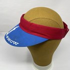 Vintage 60s 70s Boy Scouts Bsa    scout Show    Visor Sand Mfg Co Red Blue Hat Rare