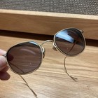 American Optical Ao 12k Gf Gold Filled Round Full Rim Vtg Eyeglasses Frames 61 4