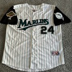 1997 Majestic Bobby Bonilla Mlb Florida Marlins World Series Jersey Men s Xl