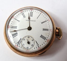 Antique 1905 Women Walthame Stem Set Gold Filled 15 Jewels Pocket Watch 32mm Run