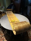 Vintage Paris Wood Wooden Toboggan Snow Sled Made In Canada 5    Long