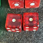 5 Pair Vintage Casino Dice Las Vegas   Reno Stardust  Ny Ny  Circus  Fitzgerald