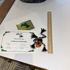  wally    Ltd Edition Sculpture By Barry Stein Bronze Frog Black White Orange