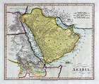 1812 Darton Union Atlas Map Saudi Arabia Bahrain Kalhat Mecca Medina Oman Egypt