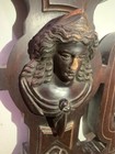 Large Ornate Antique Hardwood Architectural Corbel   Walnut