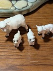 Hagen Renaker White Lamb  Sheep Family Of 4