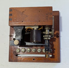 Vintage Morse Code Telegraph Key Receiver In Custom Box