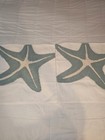 Tufted Coastal Pillow Covers 18  X 18   pack Of 2  White Seafoam Blue Starfish