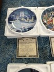 Lot Of 8 Disney Treasured Moments Plates Us Ship Only See Info