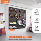 Vevor Slatwall Panels Garage Storage Panel Organizer 2  H X 4  W Black Set Of 2