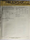 Folkwear French Cheese Makers Smock 102 Men women Vintage 1982 Unused-f3 