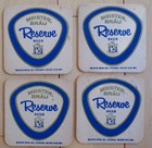 Meister Brau Reserve Beer  Chicago Toledo Brewery Beer Coasters  Set Of 4