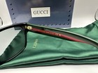 Gucci Rectangular Sunglasses Gg0340s 006 Black green red 58mm 340