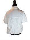 Love  Maren White Short Sleeve Babydoll Blouse