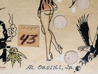 Original Vintage 1970s Al Orsini Signed Grimm San Diego Weed Tattoo Flash 12x18