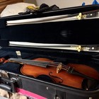 Karl Knilling 3 4 Scale Violin Made In German With Hard Carrying Case- Vintage