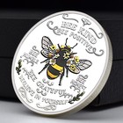 Bee Inspirational Challenge Coin Bee Kind Positive Gift Sunflower Token Medal