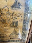 1926 Coulton Waugh Antique Cape Ann Map Colored  Framed  17x21 Inches Beautiful 