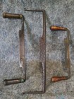 Lot Of 3 Antique Drawknifes 2 Are Marked  1-10  1-8  1-6 
