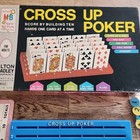 Vintage 1968 Cross Up Poker Game Milton Bradley 4945 Made In Usa W box