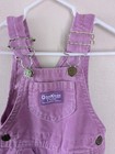Vintage 90s Oshkosh Bgosh Overalls 12m Vestbak Purple Cottagecore Corduroy Usa