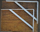 2 National Hardware N260-596 111bc Super Strength Shelf Brackets 600 Lb Workload