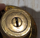 Antique Brass Safe And Lock Dial  0-100 Marks  With Key Hole   sl6335