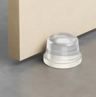 3pcs Silicone Door Stopper Transparent Anti-bump Pad Wall Protector - New
