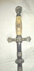 Templar Knights Masonic Freemason Fraternal Sword Named Engraved