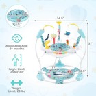 Baby Stationary Activity Center Infant Jumper With Removable Foot Pad