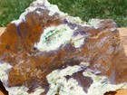 Tcr Amethyst Sage Plume Agate jasper lapidary Rough Slab 242 Grams