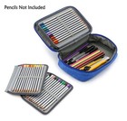 High Capacity Zipper Pens Pencil Case- Multi-functional Stationery Pencil Pouch