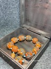 3 9cm Old Tibet Buddhism Natural Beeswax Dragon Lion Ball Pattern Prayer Beads