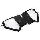 Left  right Soft Doors Cab Enclosures For Honda Pioneer 500 2015-2024 Black