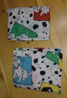 Vtg Set Of Disney 101 Dalmatians Twin Size Fitted   Flat Sheet Bedding