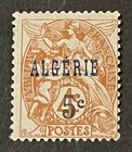 Travelstamps  French Algeria Stamps Scott  75 - 5c Algerie Op - Mint Mogh