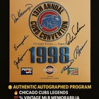 1998 Chicago Cubs Convention Program Multi-signed  5  Don K Rick S Ryne S Jack B