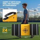 Haokelball 2-in-1 Soccer Rebounder Board 43 3 x15 7  Soccer Rebounder Adjustable